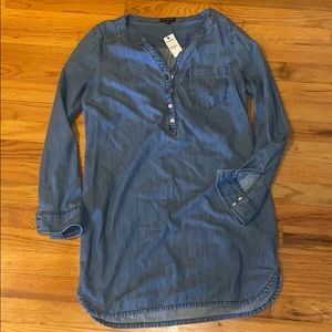 Jean button down express dress